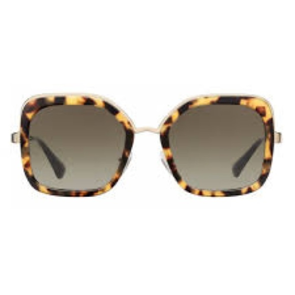 Tortoise Shell Prada Square Sunglasses - image 1